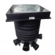 Inspection Chamber Complete Set With 80mm Deep Block Paviour/ Paving Slab Cover - 450mm Diameter