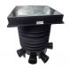 Inspection Chamber Complete Set With 46mm Deep Block Paviour Cover - 450mm Diameter