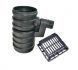 Yard Gully Set with Ductile Iron Grating - 40 Tonne x 450mm x 900mm x 160mm Outlet