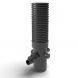 SiltGuard Silt Trap Heavy Duty with Filter  - 1475mm Deep x 300mm Diameter with 110mm Outlets