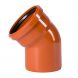 Drainage Bend Single Socket - 45 Degree x 110mm