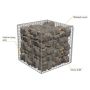 4mm Welded Wire Mesh Gabion Baskets - 1500mm x 1000mm x 500mm Galvanised
