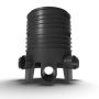 FloPlast Inspection Chamber Set with Polypropylene Cover - 450mm Diameter For 110mm Drainage