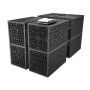 Rainsmart 24 Tonne Soakaway Crate Set Flat-Packed with Silt Blok & Lid - 1 Cubic Metre Kit