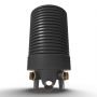 Inspection Chamber Set - 600mm Diameter x 1500mm Depth with 110mm Channel & 110mm Inlets