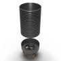 Inspection Chamber Set - 600mm Diameter x 1440mm Depth with 160mm Channel & 110mm Inlets