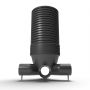 Inspection Chamber Set - 600mm Diameter x 1570mm Depth with 225mm Channel & 225mm Inlets