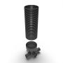 Inspection Chamber Set - 600mm Diameter x 2350mm Depth with 225mm Channel & 225mm Inlets