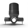 Inspection Chamber Set - 600mm Diameter x 1115mm Depth with 300mm Channel & 225mm Inlets