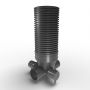 Inspection Chamber Set - 600mm Diameter x 1985mm Depth with 300mm Channel & 225mm Inlets