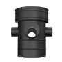 Catchpit Chamber Base - 450mm Diameter For 225mm Twinwall with 150mm Inlets