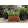 Corten Steel Trough Planter - 1600mm x 400mm x 400mm