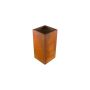 Corten Steel Tall Cube Planter - 300mm x 300mm x 600mm