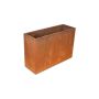 Corten Steel Tall Trough Planter - 900mm x 300mm x 600mm