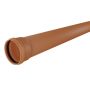 110mm x 3mtr (12.30) - SN8 Underground Drainage Pipe Single Socket