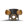 FloPlast Inspection Chamber Base 3 Adjustable Inlets - 45 Degree x 300mm Diameter - Pack of 2