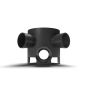 FloPlast Inspection Chamber Base 3 Fixed Inlets - 300mm Diameter - Pack of 2