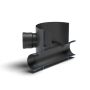 FloPlast Inspection Chamber Base 3 Fixed Inlets - 300mm Diameter - Pack of 2