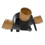 FloPlast Inspection Chamber Base Adjustable Inlets - 450mm - Pack of 2