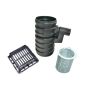 Yard Gully Set with Silt Bucket and Ductile Iron Grating - 25 Tonne x 300mm Diameter