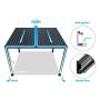 Proteus Aluminium Pergola - 6000mm x 3000mm Rectangular - Slate Grey