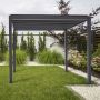 Proteus Aluminium Pergola - 4000mm x 3000mm Rectangular - Slate Grey