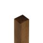 Incised Fence Post - 2400mm x 75mm x 75mm Brown