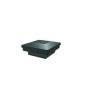 Steel Fortitude Fence Pyramid Post Cap - 75mm Black