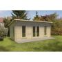 Arley Log Cabin - 24kg Polyester Felt No Underlay Double Glazed - 6000mm x 3000mm