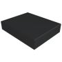 Aluminium Coping Stop End for 241-300mm Wall - 360mm Black (9005 Matt)