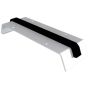 Aluminium Coping Fixing Clip for 301-350mm Wall - 410mm Black (9005 Matt)