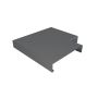 Aluminium Coping for 200-250mm Wall - 135 Degree Angle - 310mm Anthracite Grey (7016 Matt)