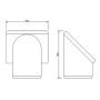 FloPlast Drainage Square Rodding Point Spigot - 110mm