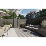Ecoscape Composite Gate - 1220mm x 900mm Graphite