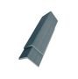 Standard Slatted Composite Cladding Edge Seal  - 50mm x 3.6mtr Grey