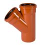 Drainage Junction Double Socket - 45 Degree x 110mm - Pack of 12