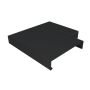 Aluminium Coping for 241-300mm Wall - 135 Degree Angle - 360mm Black (9005 Matt)