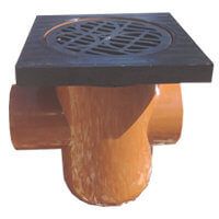 Drainage Bottle Gully Back Inlet Square Grid - 110mm - Pack of 10
