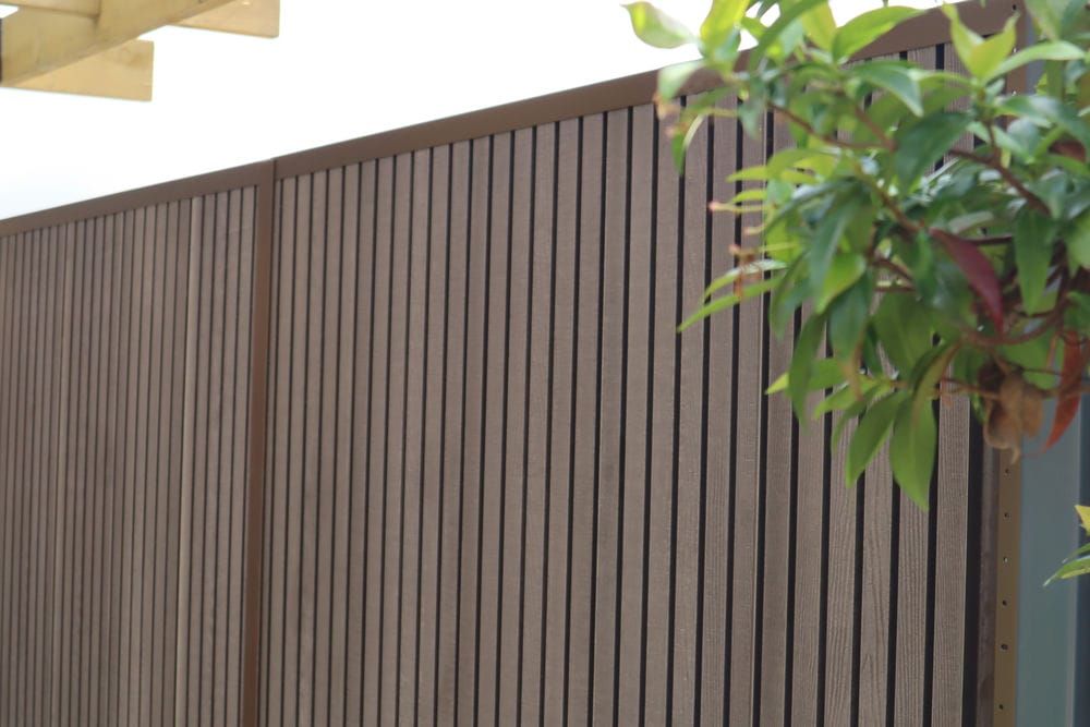 Durapost Urban Slatted Composite Fencing Panel Kit - 1830mm Brown