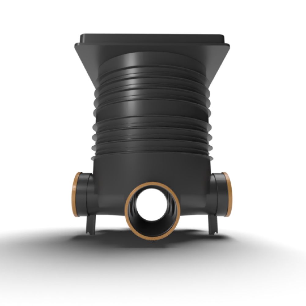 FloPlast Inspection Chamber Set with 46mm Deep Block Paviour Cover - 450mm Diameter