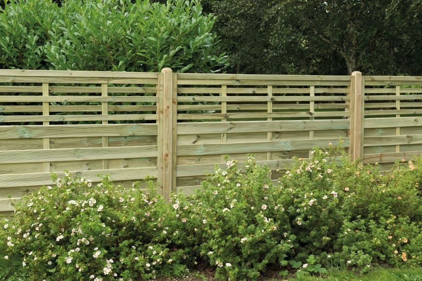 Pressure Treated Decorative Fence Panel - Kyoto - 1800mm x 1800mm