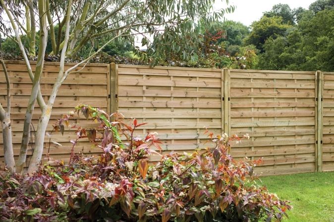 Pressure Treated Decorative Fence Panel - Europa Plain - 1800mm x 1800mm