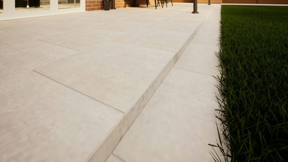 Porcelain Paving - 600mm x 600mm x 20mm Cement