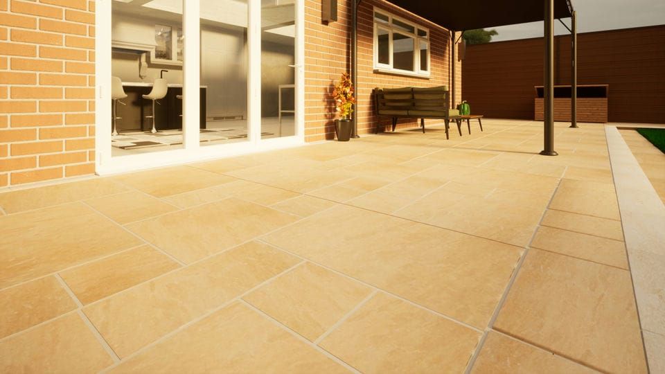 Sandstone Paving - Project Pack Camel Dust