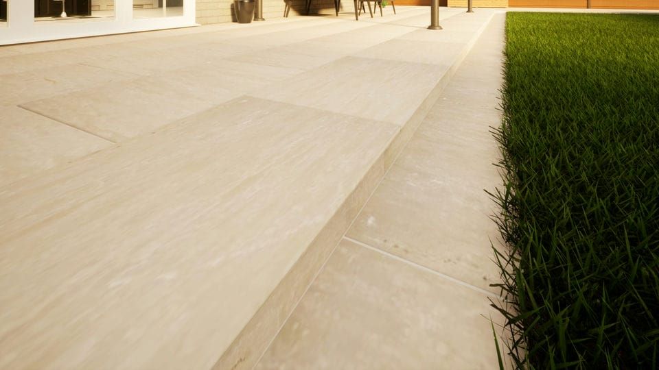 Sandstone Paving - 900mm x 600mm x 22mm Raj Green