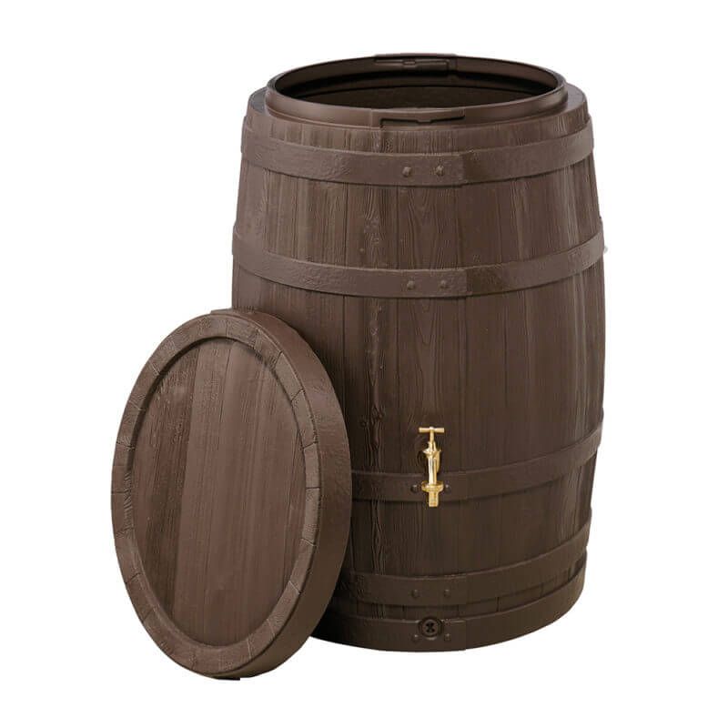 Barrica Barrel Water Butt - Brown 260 Litre