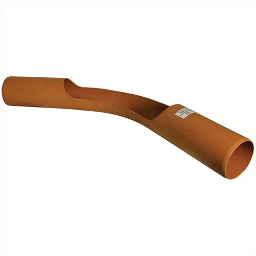 FloPlast Drainage Long Radius Channel Bend Plain Ended - 45 Degree x 110mm