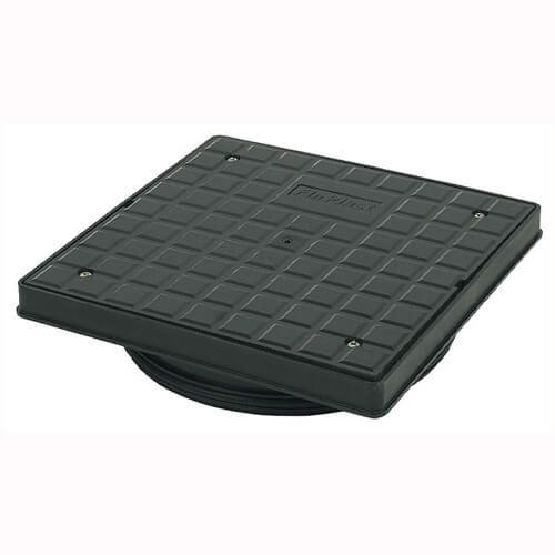 FloPlast PVCu Manhole Cover And Frame Square - 340mm