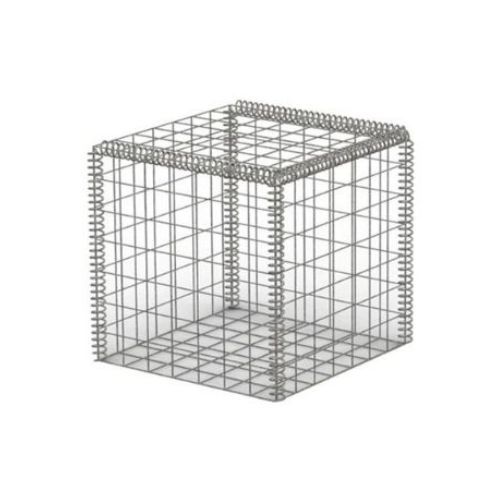 3mm Welded Wire Mesh Gabion Baskets - 500mm x 500mm x 500mm Galvanised