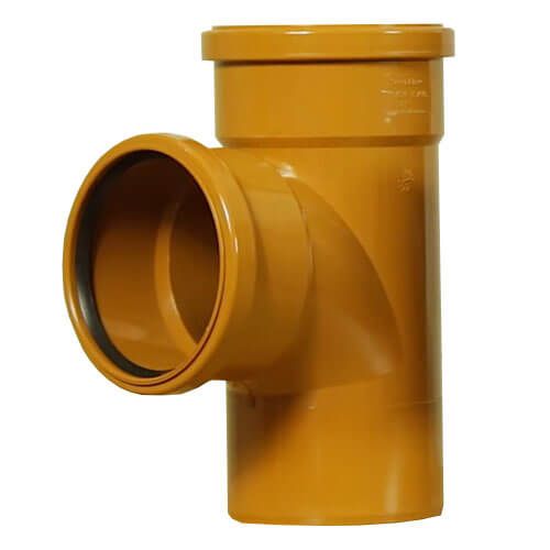 Drainage Junction Double Socket - 87.5 Degree x 110mm